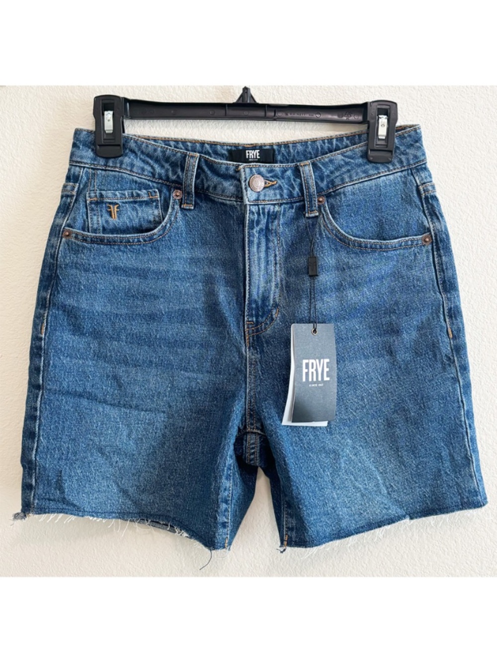 NWT Frye high waisted denim shorts